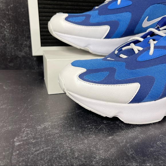 NIKE AIR MAX 200 PACIFIC BLUE MENS SHOES SIZE 11 TRACK AND FIELD WHITE NEW - Picture 5 of 10